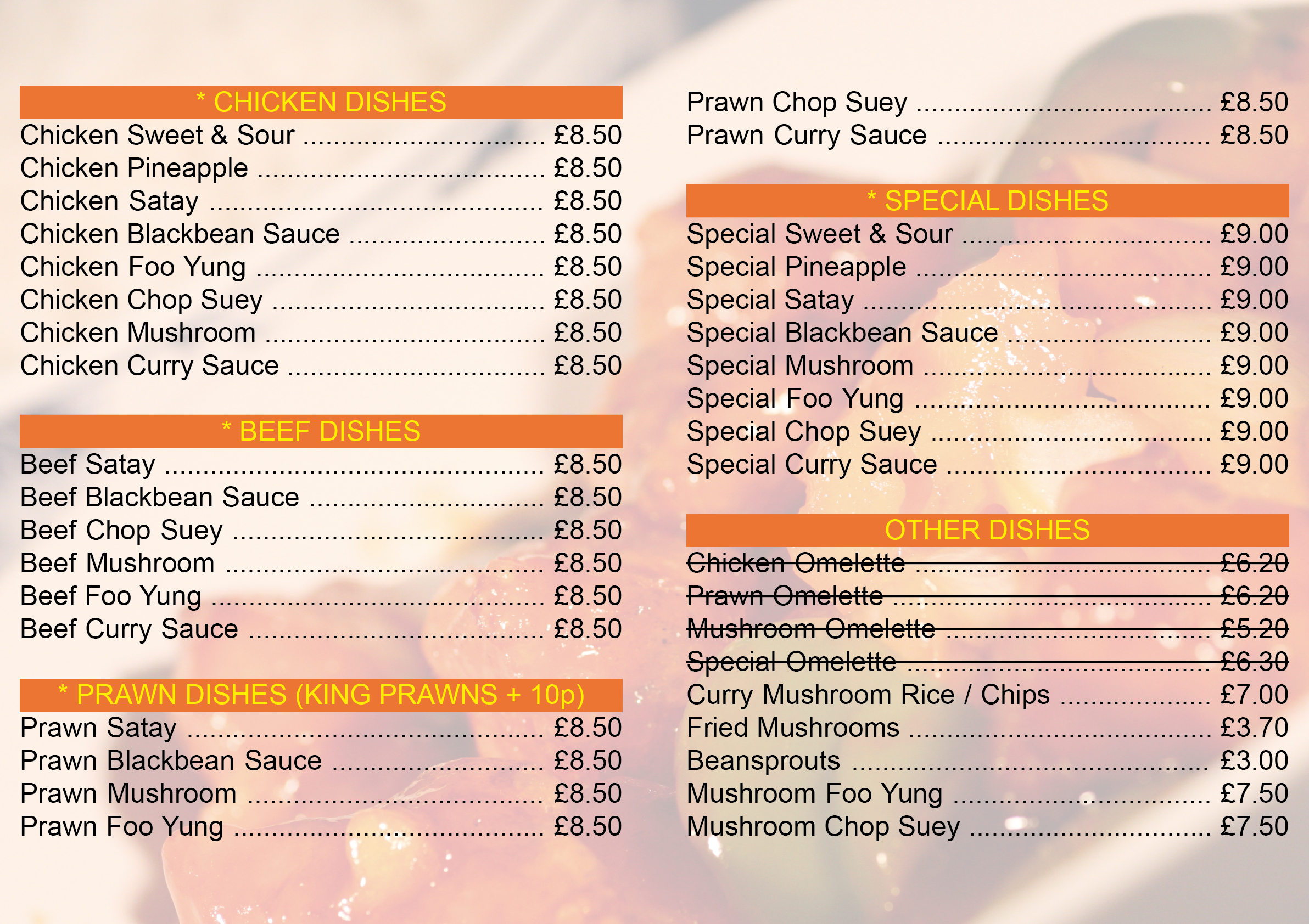 Su's Menu 2